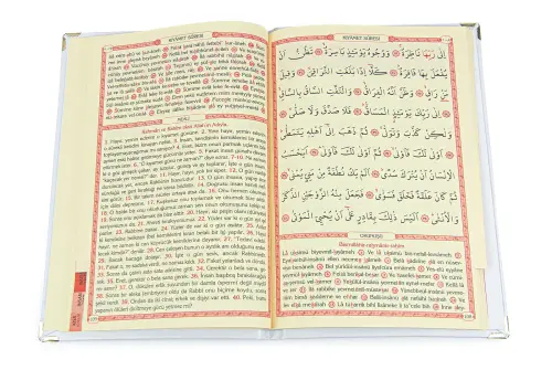 50 Adet İsim Baskılı Ayet-el Kürsi Desenli Yaldızlı Deri Ciltli Orta Boy Yasin Kitabı Mevlüt Hediyesi 176 Sayfa Beyaz - 4