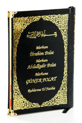 50 ADET - İsim Baskılı Ciltli Yasin Kitabı - Orta Boy - 128 Sayfa - Siyah Renk - Cemiyet Hediyeliği 