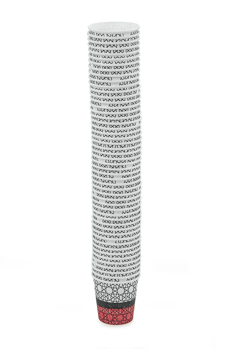 50'li Paket Zemzem Suyu Karton Bardağı - 5 cm x 4.8 cm Pratik & Hijyenik Tek Kullanımlık İkram Bardağı - 2