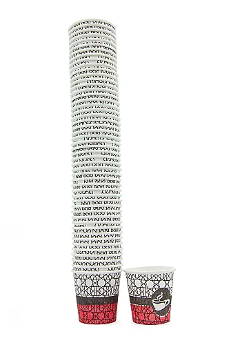 50'li Paket Zemzem Suyu Karton Bardağı - 5 cm x 4.8 cm Pratik & Hijyenik Tek Kullanımlık İkram Bardağı - 3