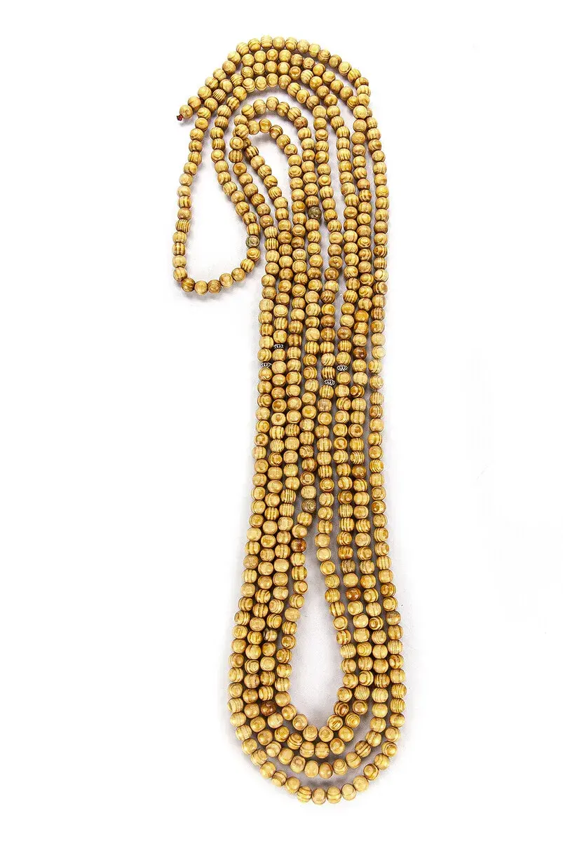 500 Pcs Wooden Boxwood Tree Dhikr Rosary 10 mm - 1