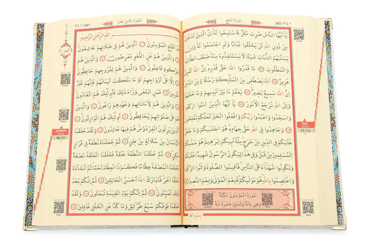 6 Parça Gelin Çeyizlik Seccade Seti Hediyelik Şal Tesbih Zikirmatik Kuranı Kerim Seti Beyaz - 6