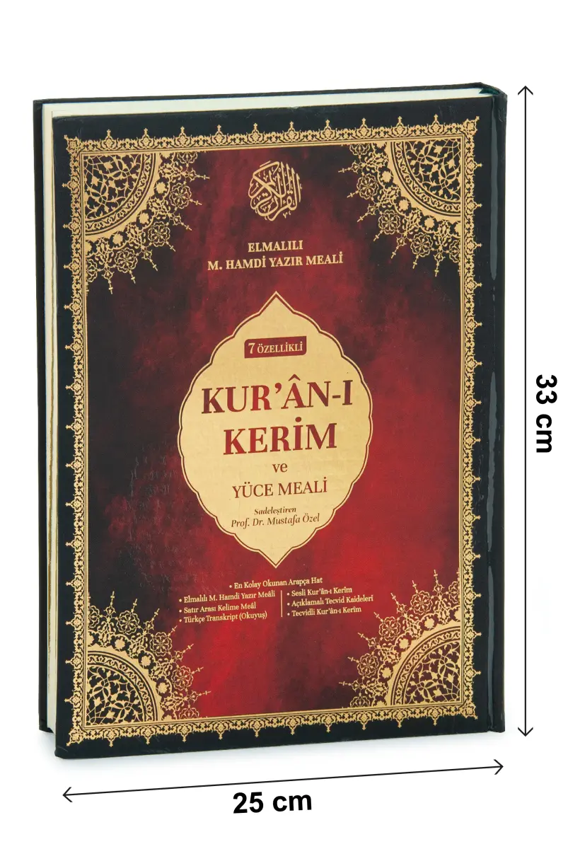 7 Özellikli Kuranı Kerim ve Yüce Meali - Tecvidli, Satır Arası, Türkçe Okunuş - Cami Boy - 6