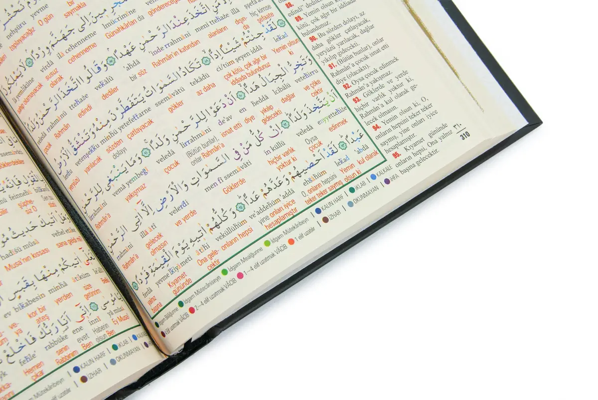 7 Özellikli Kuranı Kerim ve Yüce Meali - Tecvidli, Satır Arası, Türkçe Okunuş - Orta Boy - 5