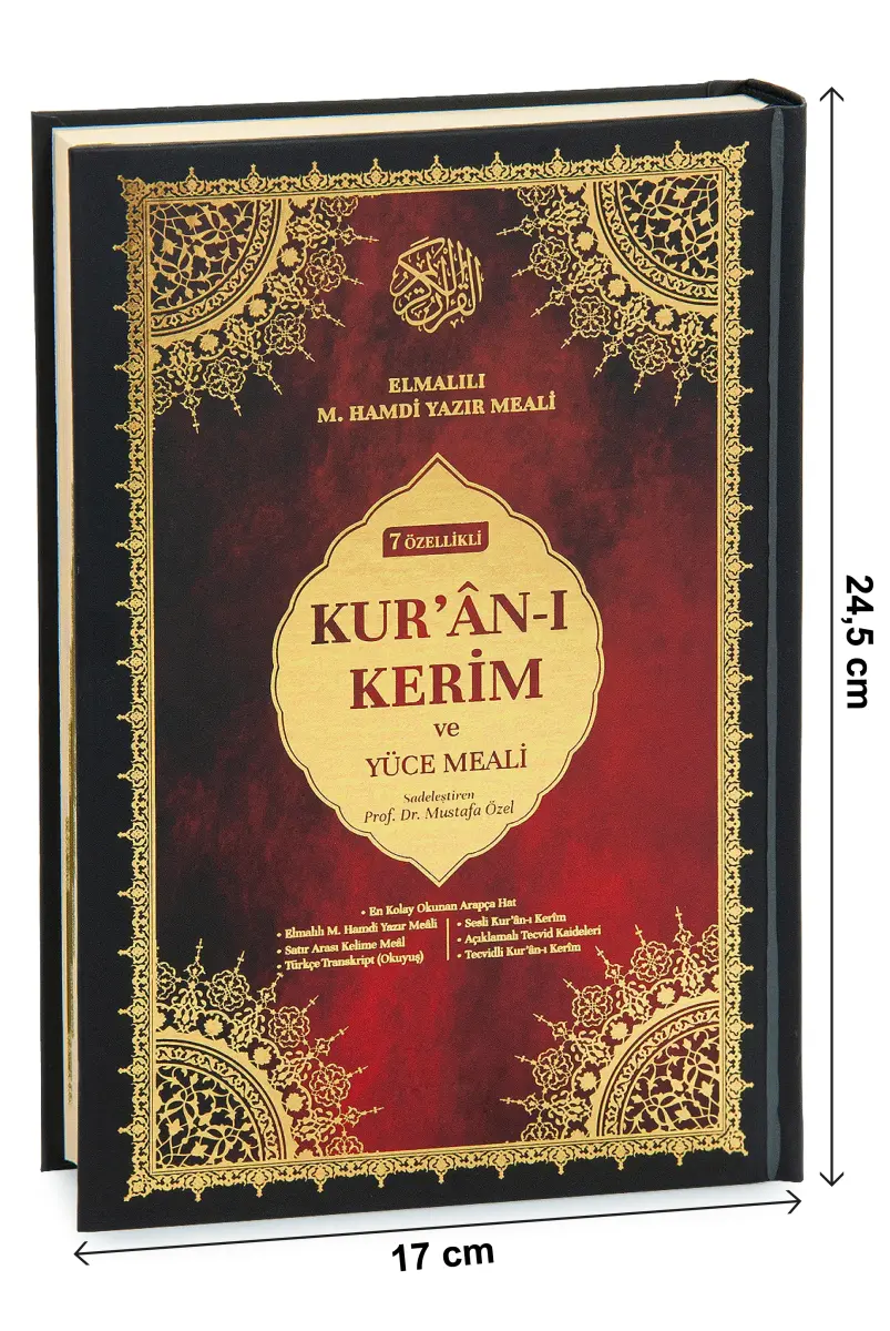7 Özellikli Kuranı Kerim ve Yüce Meali - Tecvidli, Satır Arası, Türkçe Okunuş - Orta Boy - 6