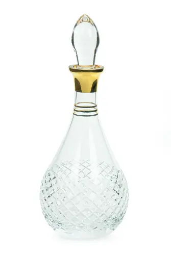 8 Parça Altın İşlemeli Kristal Kesim Zemzem Takımı - ihvanonline (1)