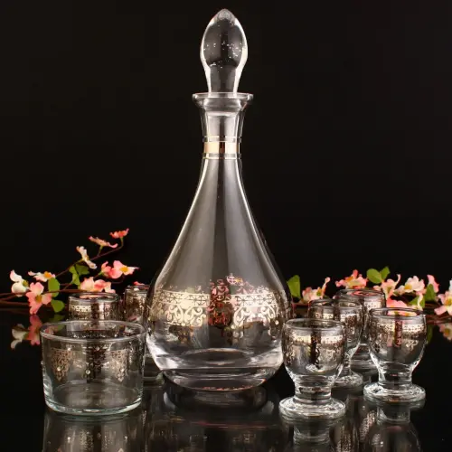 8 Parça Cam Takım - Platin 