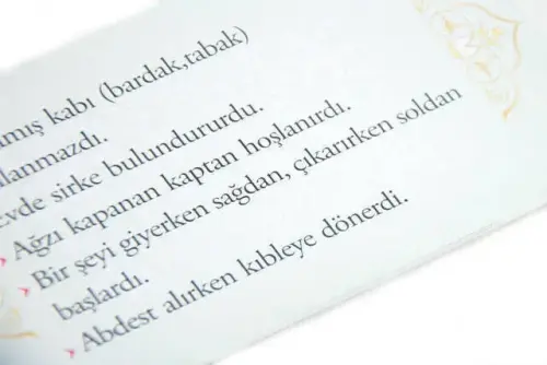 A Bundle of the Sunnah of Our Prophet (S.A.V.) - 1111 - 3