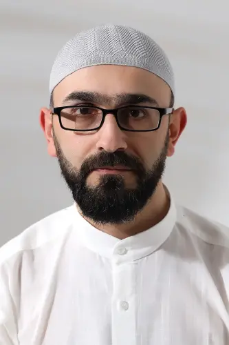 Açık Gri Safir Dantel Detaylı Örme Namaz Takkesi - 6