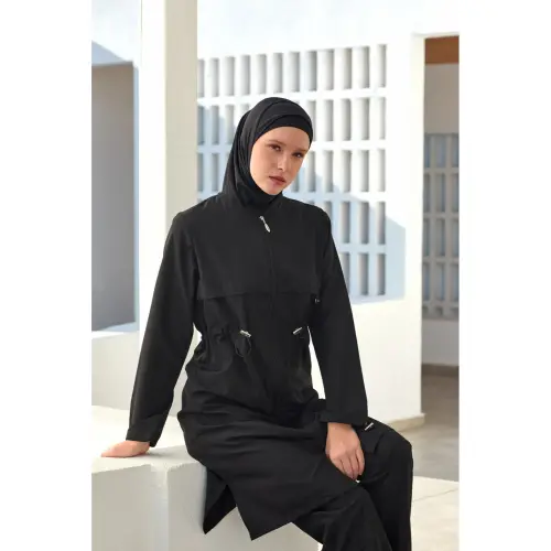 Adasea Ebony Uzun Kollu Tam Tesettür Mayo 1504-25 Siyah - Adasea (1)