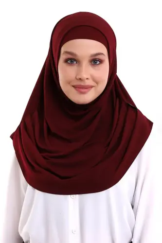 Adult Practical Scarf Claret Red Color - ihvanonline (1)