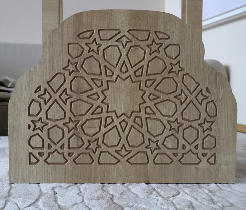 Ahşap Rahleli Seccade Askısı, Ev ve Cami için Dekoratif Seccadelik - 5