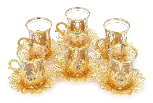 Ahsen 6 lı Sunumluk Hediye Seti Gold - 1
