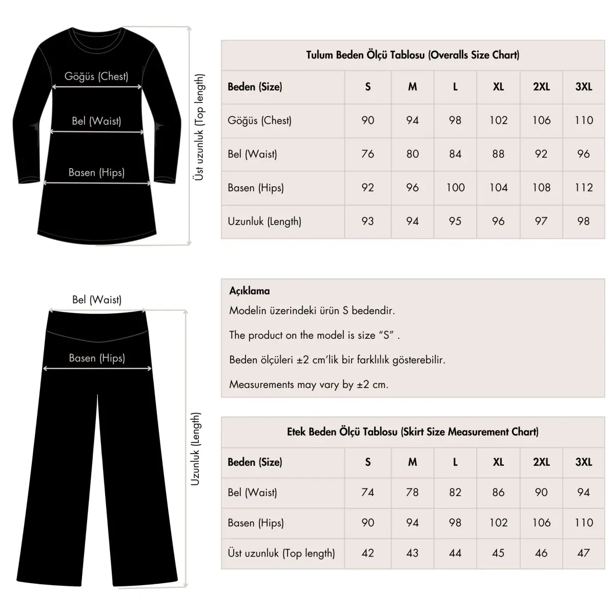 Alfasa Anvelop Etek Bağlamalı Tulum Yarı Kapalı Tesettür Mayo 26720-26 Siyah - 11