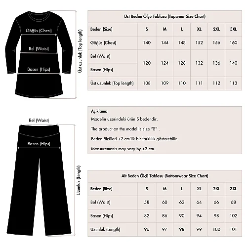 Alfasa Crop Görünümlü Tam Kapalı Tesettür Mayo 25315-26 - Lacivert - 10