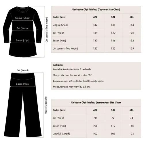 Alfasa Gold Yaprak Desenli Tam Kapalı Tesettür Mayo 25535-25 - Siyah - 8
