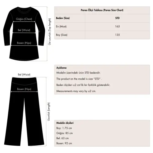 Alfasa Okyanus Desenli Kemerli Şifon Pareo Pers Yeşili - 7035-25 - 10