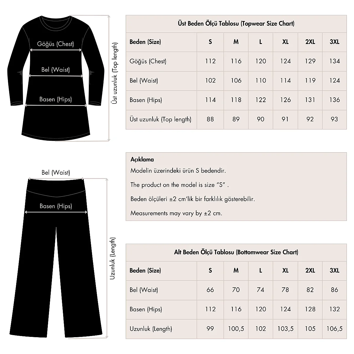 Alfasa Sienna Desenli Tam Kapalı Tesettür Mayo Uzun Kollu Fermuarlı 25279-26 Siyah - 11