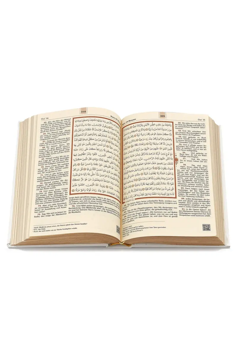 Almanca Mealli Kuran Seti - Beyaz - 6