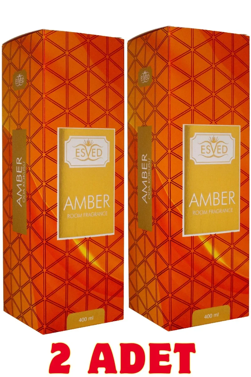 Amber Oda ve Kumaş Spreyi Seccade Spreyi Oda Kokusu Koku 400 Ml. 2 Adet - 1