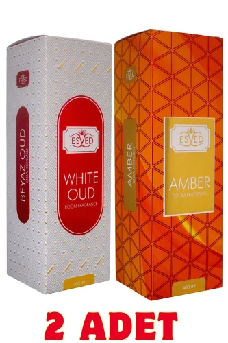 Amber ve Beyaz Oud & White Oud Oda ve Kumaş Spreyi Seccade Spreyi Oda Kokusu Koku 400 Ml. - 1