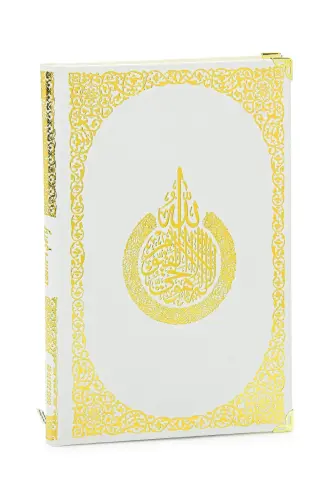 Anneye Hediye Kutulu İnci Tesbihli Ciltli Yasin Kitabı Seti Beyaz - 4