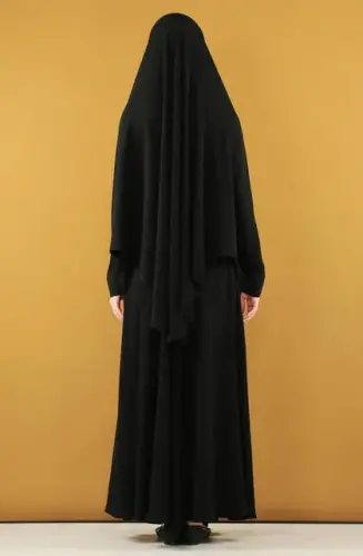 Çarşaf Soft 2 Parça Peçeli Sultanbaş - İhvan (1)