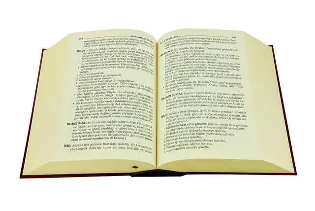 Annotated Encyclopedia of Dream Expressions - Yusuf Tavaslı - Large Size - Hardcover - 2