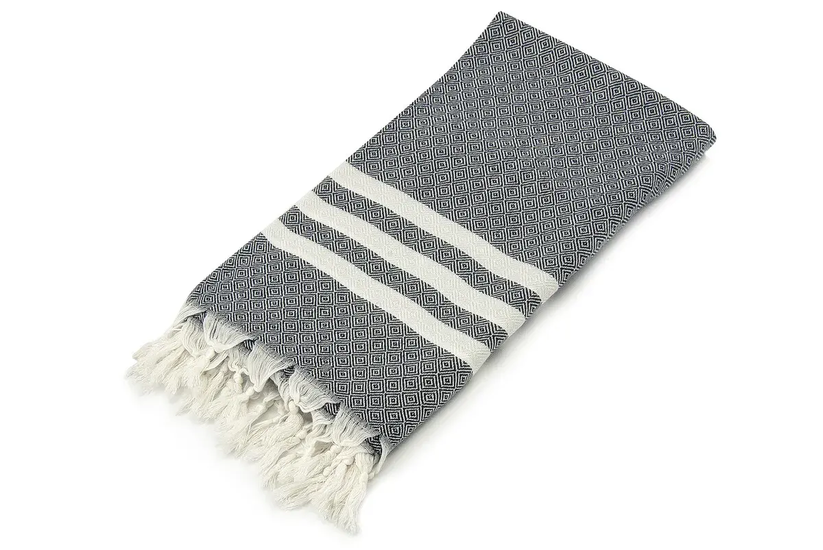 Anthracite Cotton Bamboo Loincloth - 2