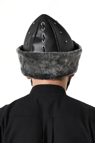 Apricot Hat - Ertuğrul Börk - Gray Color - 6