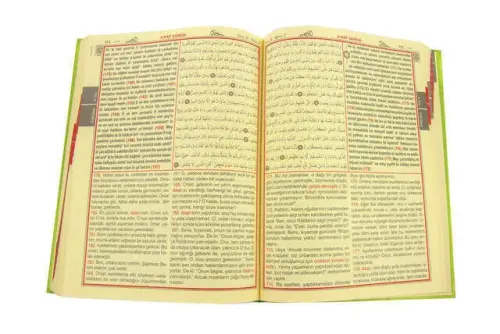 Arapça - Türkçe Okunuş ve Mealli Kuranı Kerim Rahle Boy Sesli - Üçlü Kuran - Haktan Yayınları - 3