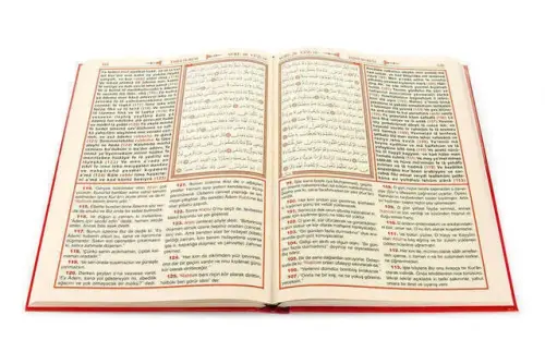Arapça Türkçe Okunuşlu ve Mealli Kuranı Kerim - Üçlü Kuran - Cami Boy - Seda Yayınevi - 6