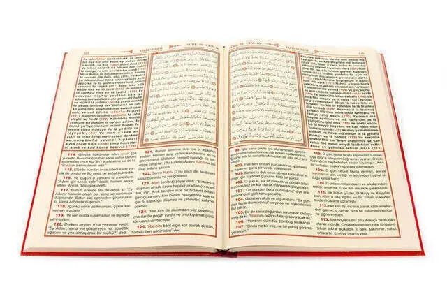 Arapça Türkçe Okunuşlu ve Mealli Kuranı Kerim - Üçlü Kuran - Cami Boy - Seda Yayınevi - 6