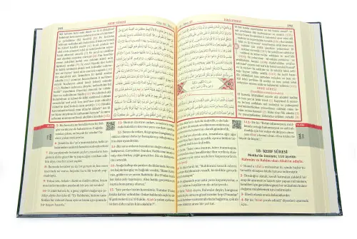 Arapça Türkçe Okunuşlu ve Mealli Kuranı Kerim - Üçlü Kuran - Rahle Boy - Yeşil Renk - Merve Yayınları - 3