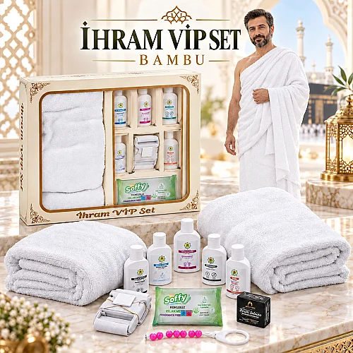 Bambu İhram VIP Set 11 Parça - Hac Umre İhram Takımı ve Hijyen Seti - 1
