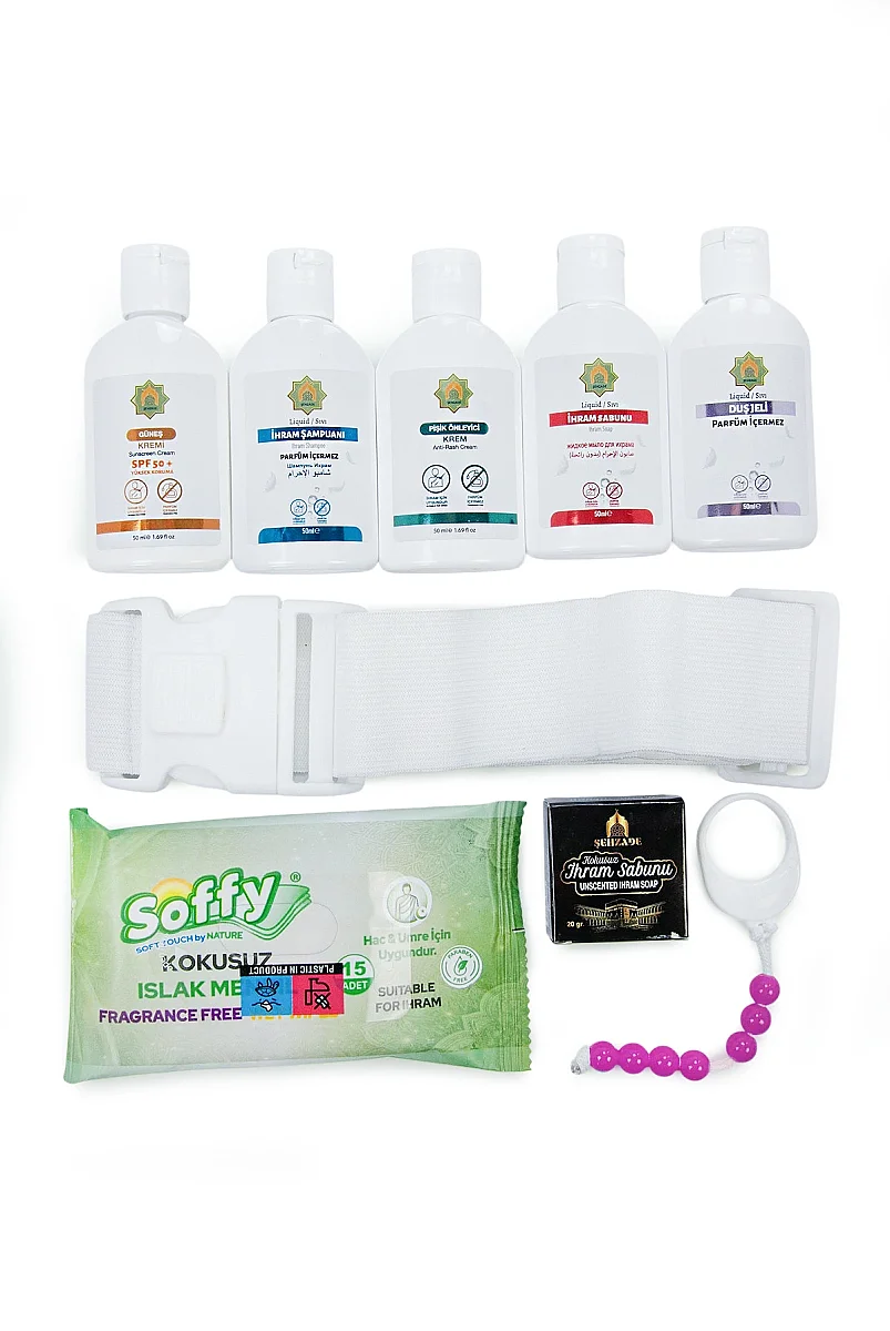 Bambu İhram VIP Set 11 Parça - Hac Umre İhram Takımı ve Hijyen Seti - 5