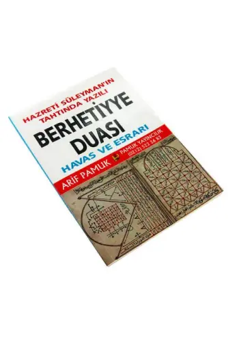 Berhetiyye Duası Havas ve Esrarı - Pamuk Yayınevi (1)