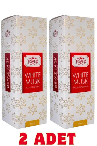 Beyaz Misk & White Musk Oda ve Kumaş Spreyi Seccade Spreyi Oda Kokusu Koku 400 Ml. 2 Adet - 1