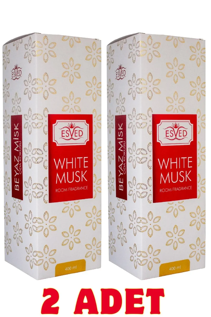 Beyaz Misk & White Musk Oda ve Kumaş Spreyi Seccade Spreyi Oda Kokusu Koku 400 Ml. 2 Adet - 1