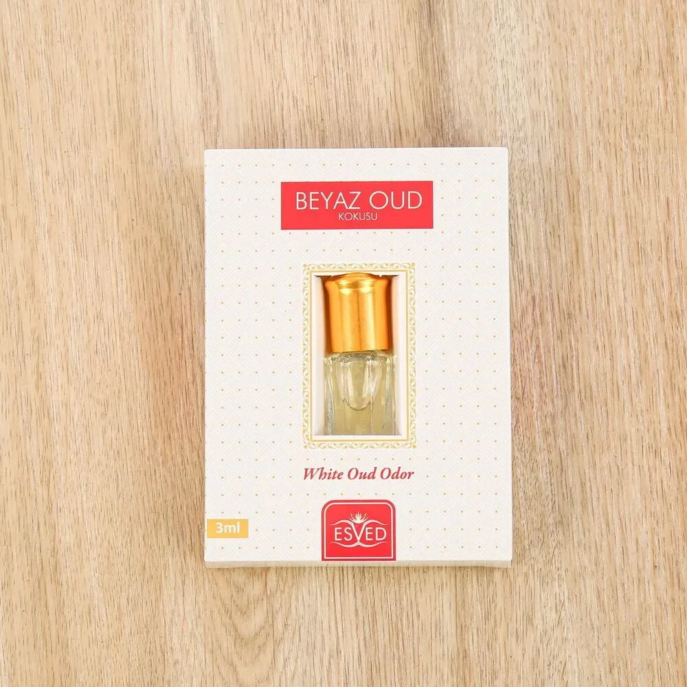 Beyaz Oud Parfüm Esansı Alkolsüz Esans 3Ml. - 2