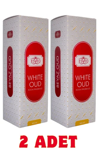 Beyaz Oud & White Oud Oda ve Kumaş Spreyi Seccade Spreyi Oda Kokusu Koku 400 Ml. 2 Adet - 1