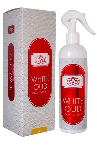 Beyaz Oud & White Oud Oda Ve Kumaş Spreyi Seccade Spreyi Oda Kokusu Koku 400 ml - 1