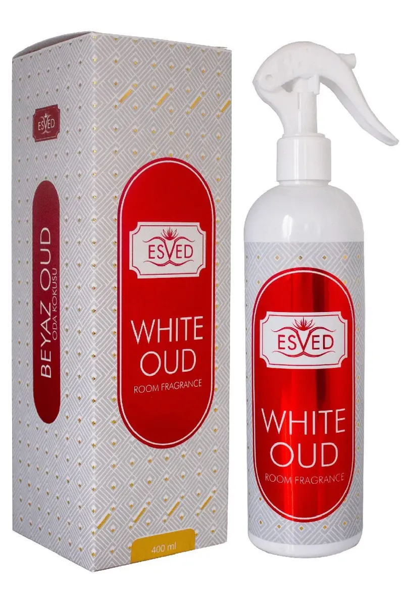 Beyaz Oud & White Oud Oda Ve Kumaş Spreyi Seccade Spreyi Oda Kokusu Koku 400 ml - 1