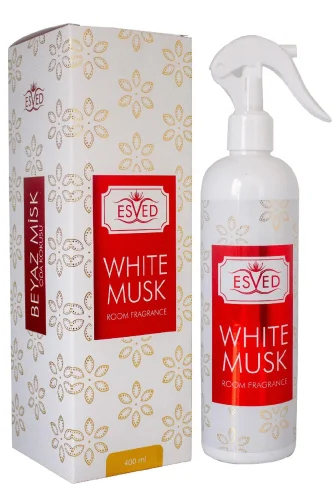 Beyaz Oud & White Oud ve Beyaz Misk & White Musk Oda ve Kumaş Spreyi Seccade Spreyi Oda Kokusu Koku 400 Ml. - Esved (1)