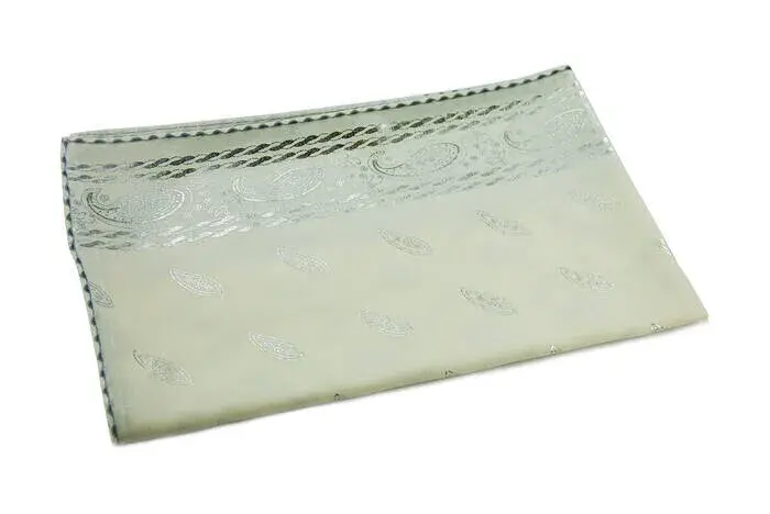 Biricik Anneme Özel Silindir Kutulu Set - İnci Tesbihli - Varaklı Kesik Elyaf Mevlid Örtülü - Krem Renk - 5