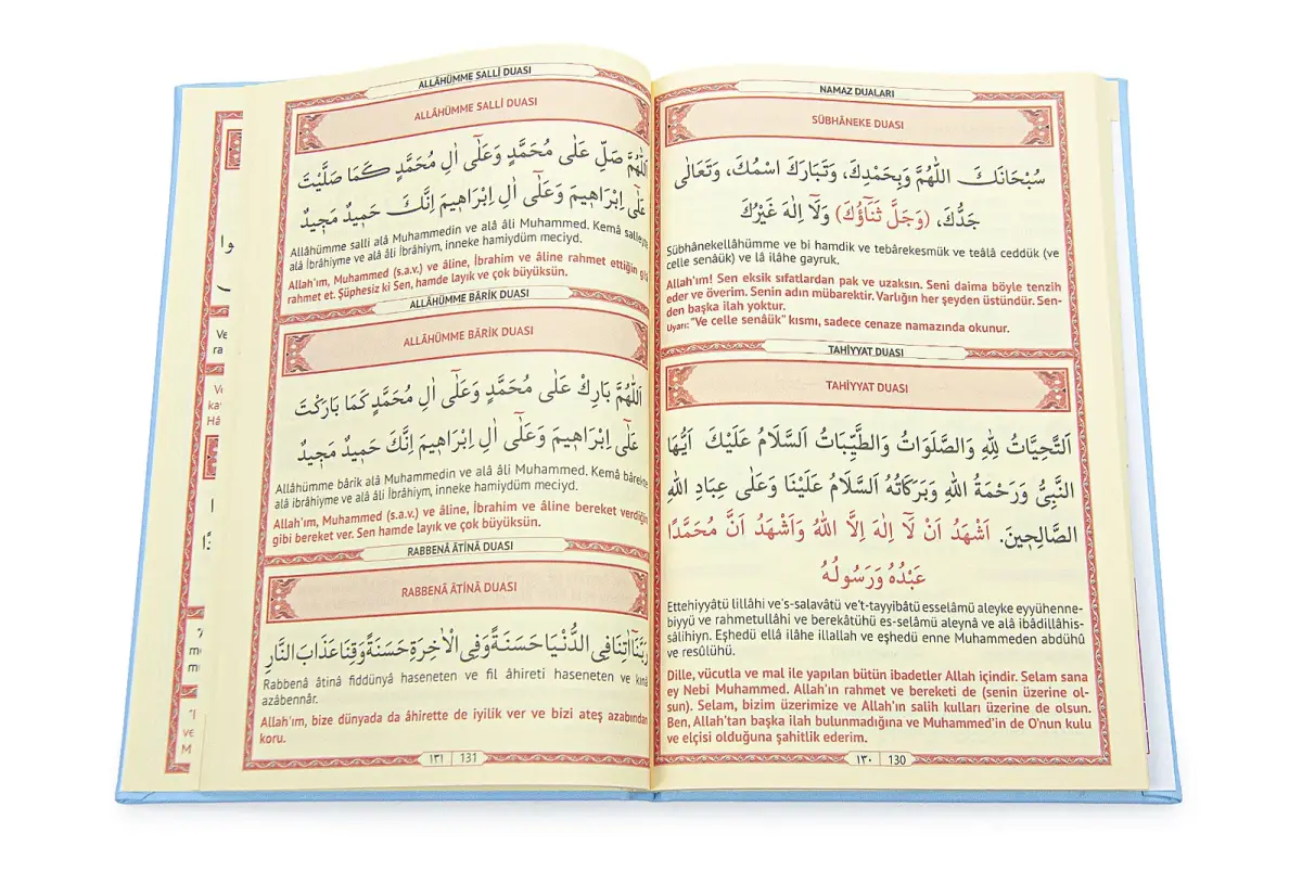 Blue Dowry Prayer Rug Set, Religious Gift Suitable for Bride's Bundle, Personalized Yasin Book - 7