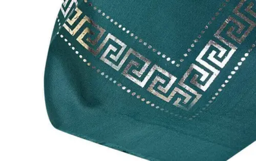 Board Patterned Green Leaf Cover - İhvan (1)