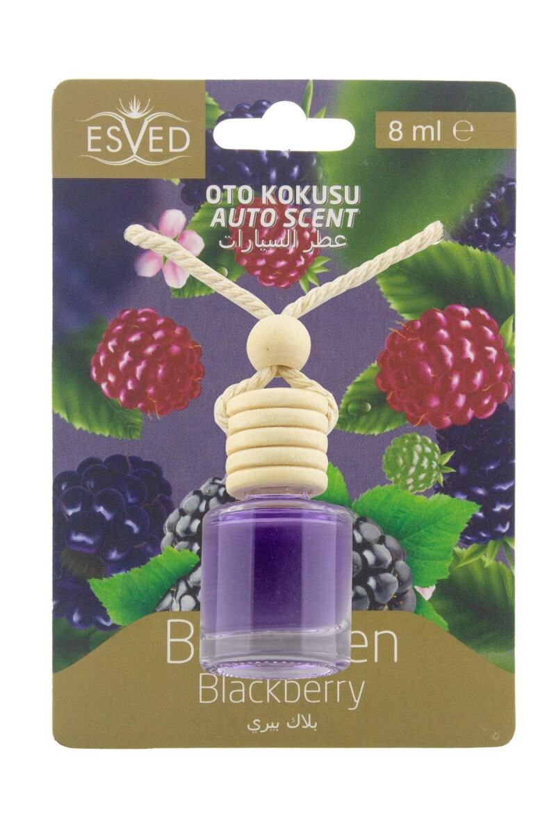Böğürtlen Kokusu 8 Ml Araba Kokusu Cam Şişe - 1