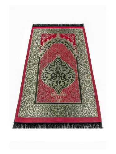 Bordo İsim Baskılı Deri Ciltli Orta Boy Yasin Kitabı Seccade Seti Mevlit Hediyesi - 7