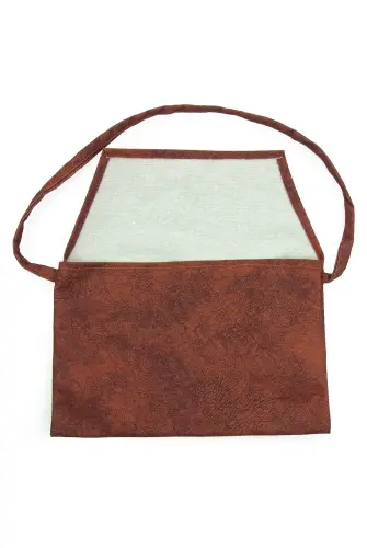 Nubuk Orta Boy Kuranı Kerim Taşıma Çantası Bordo - Medrese Yayınları (1)